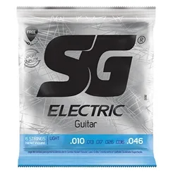 Encordoamento para Guitarra SG .010 Niquel