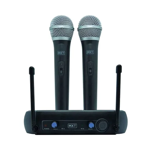 Microfone sem Fio (Kit com 2 Bastões) MXT UHF-202