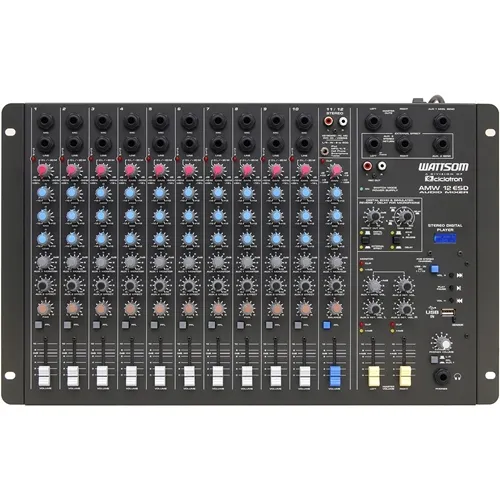 Mesa de Som 12 Canais Wattson AMW-12ESD