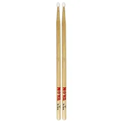 Baqueta para Bateria Nova by Vic Firth 5B Ponta Nylon (Par)