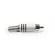 Plug Rca Storm Metal Niquelado 58mm Preto Pgrc0006