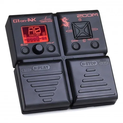 Pedaleira para Guitarra Zoom G1ON-AK Andreas Kisser