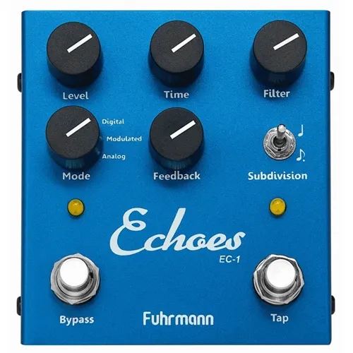Pedal para Guitarra Fuhrmann EC-01 Echoes Tap Delay