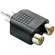 Plug Adaptador RCA X 2 Jack RCA Storm ADAP0001