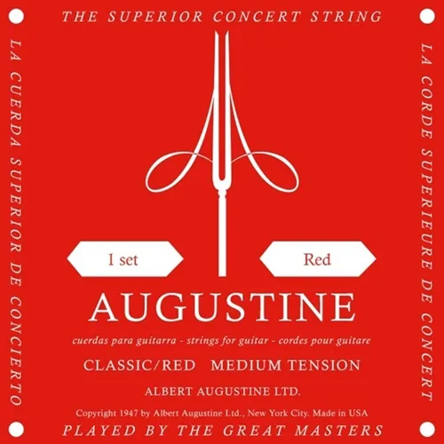 Encordoamento para Violão Nylon Augustine Red