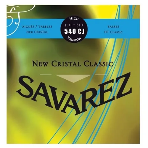 Encordoamento para Violão Nylon Savarez 540CJ Tensão Alta Cristal Claro