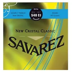 Encordoamento para Violão Nylon Savarez 540CJ Tensão Alta Cristal Claro