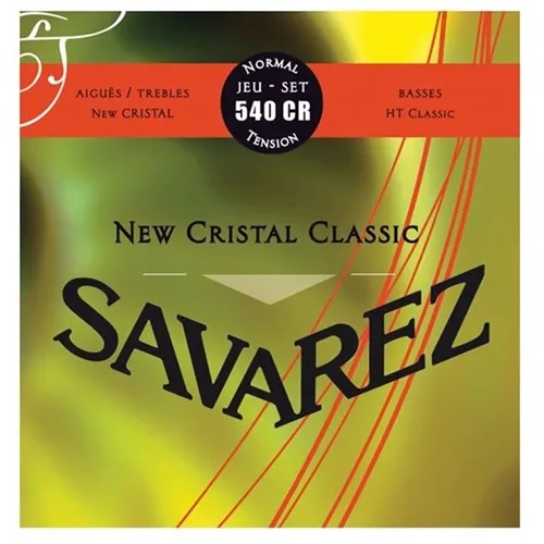 Encordoamento para Violão Nylon Savarez 540CR Tensão Média Cristal Claro