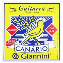 Encordoamento para Guitarra Giannini Canário GESGT9 .009