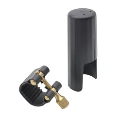 Braçadeira para Sax-Alto CMS LS Couro + Cobre Boquilha