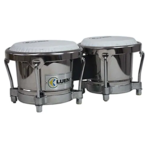 Bongô 6" x 7" Luen 45136 Inox Ferragem Cromada Pele Sintética