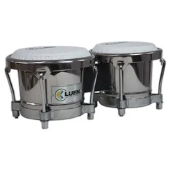Bongô 6" x 7" Luen 45136 Inox Ferragem Cromada Pele Sintética