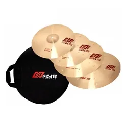 Kit de Pratos N.Gate KIT_SKS_1 14HH/16CR/20RD + Bag