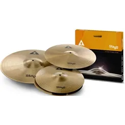 Kit de Pratos Stagg AXK-SET 14HH/16CR/20RD