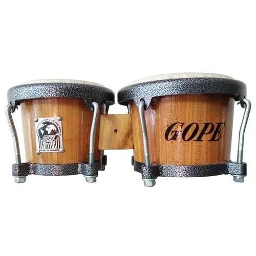 Bongô 6,5" x 8" Gope 912 Aro Craqueado Madeira Nobre