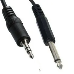 Cabo P10 mono X P2 estéreo MXT 2 metros Plugs Niquelados 8.1.246