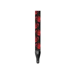 Correia para Violão/ Guitarra Basso DE 27 Rosas Vermelhas