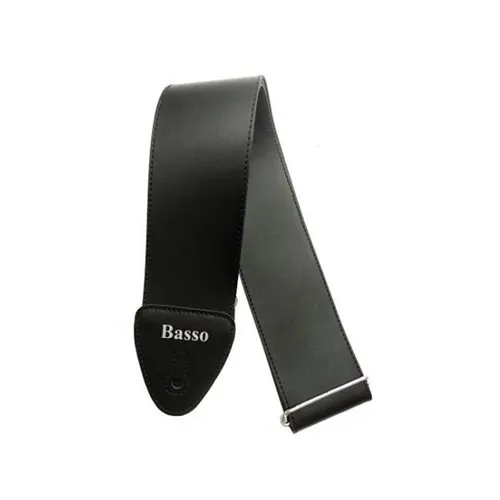 Correia para Violão/Guitarra/ Baixo Basso NY-07 Preta Lisa