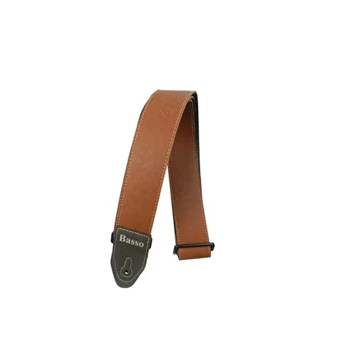 Correia para Violão/ Guitarra/ Baixo Basso SF-113 Marrom Estonada