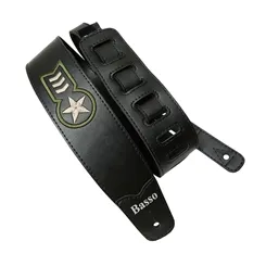 Correia para Violão/ Guitarra/ Baixo Basso VT L Preto Exército