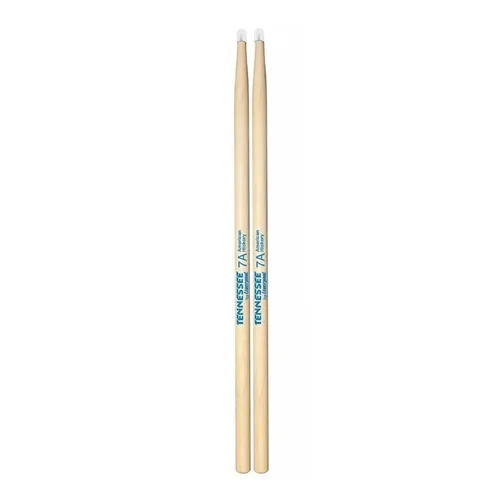 Baqueta para Bateria Liverpool Tennessee Hickory 7A Ponta Nylon (Par)