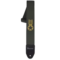 Correia para Violão/ Guitarra Basso SF-127 Verde Militar