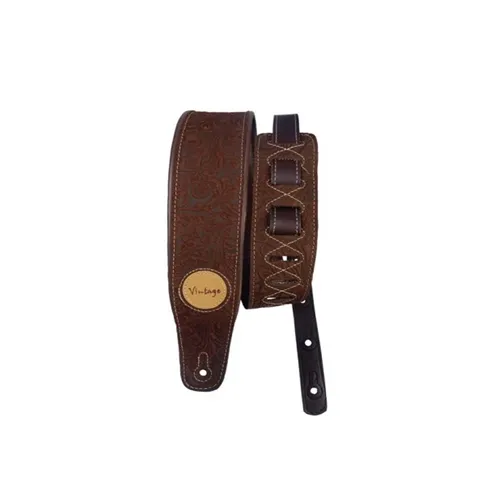 Correia para Violão/ Guitarra/ Baixo Basso VT SL 82 Floral Envelhecido