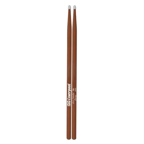 Baqueta para Bateria Liverpool Eco Jatobá 5A Ponta Nylon EJ5AN (Par)