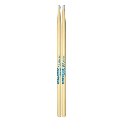 Baqueta para Bateria Liverpool Tennessee Hickory 5B Ponta Nylon (Par)