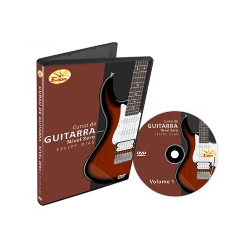 DVD Curso de Guitarra Nível Zero Volume 1 CGNZ1 Edon