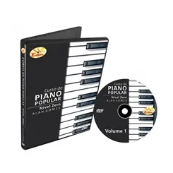 DVD Curso de Piano Nível Zero Volume 1 CPNZ1 Edon