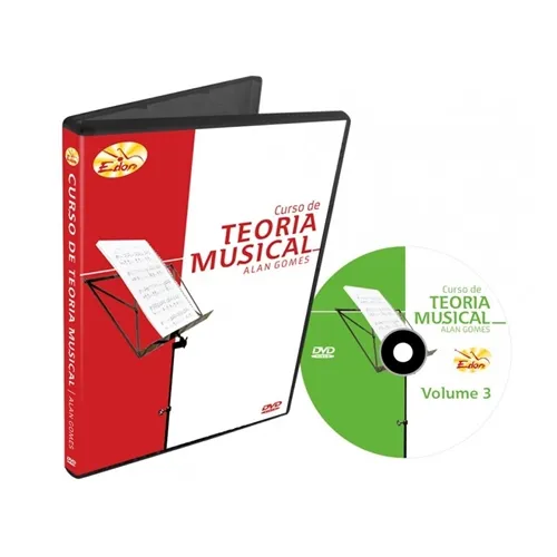 DVD Curso de Teoria Musical Volume 3 CTM3 Edon