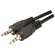Cabo P2 Stereo x P2 Stereo MXT 8.1.380 Dourado 3 Metros