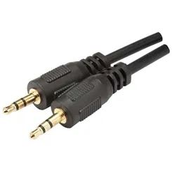 Cabo P2 Stereo x P2 Stereo MXT 8.1.381 Dourado 5 Metros