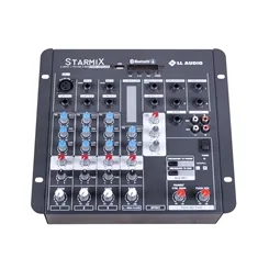 Mesa de Som 4 Canais LL USFX402 Bluetooth Starmix com Efeito