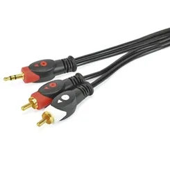 Cabo P2 Stereo x 2 RCA Santo Angelo SA2X CA7 3 Metros