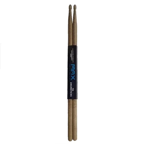 Baqueta para Bateria Max Music 7A Wood Fiber (Par)