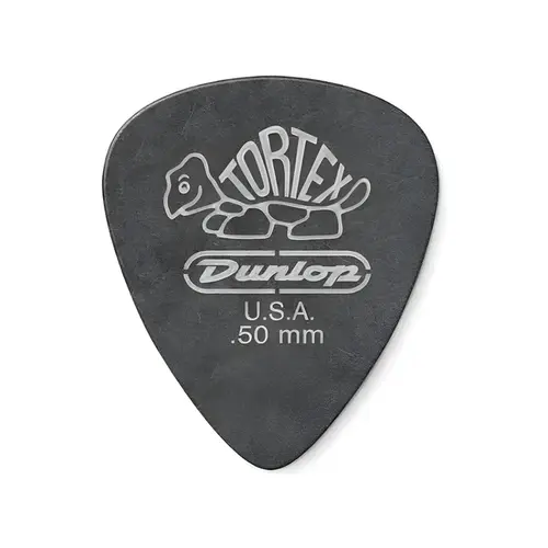 Palheta Dunlop Tortex Preta 0.50mm