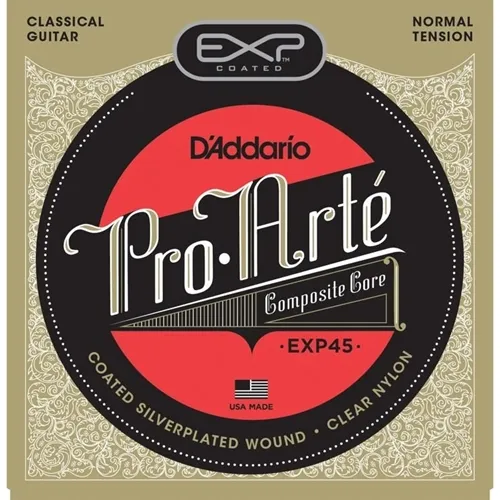 Encordoamento para Violão Nylon D'Addario EXP45 Tensão Média
