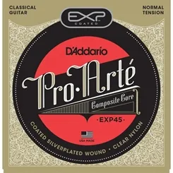 Encordoamento para Violão Nylon D'Addario EXP45 Tensão Média