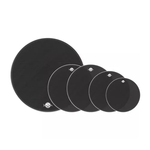 Kit de Peles para Bateria Luen 11208 DP Silent Head Fusion 20 Pele Muda