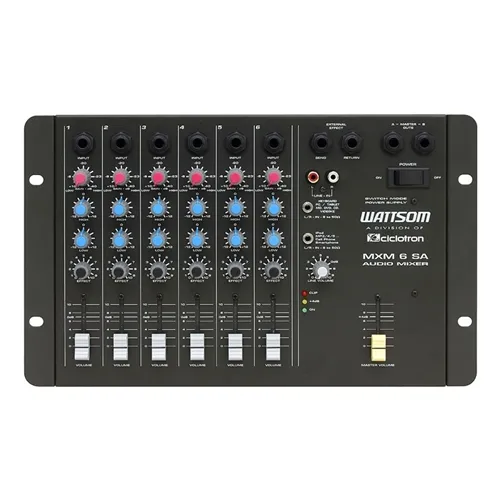 Mesa de Som 6 Canais Wattsom MXM-6 SA