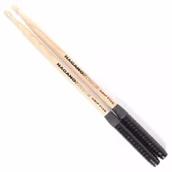 Baqueta para Bateria Nagano Grip Five STK0012 (Par)