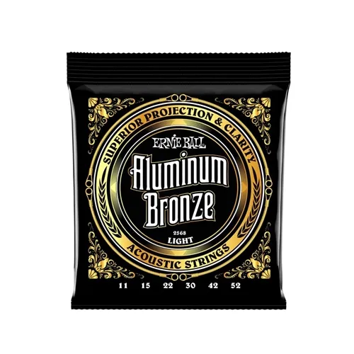 Encordoamento para Violão Aço Ernie Ball Aluminum Bronze Light .011 2568