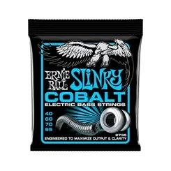 Encordoamento para Contra-Baixo 4 Cordas Ernie Ball Cobalt Extra Slinky .040 2735