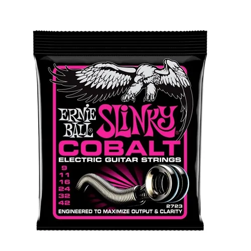 Encordoamento para Guitarra Ernie Ball Cobalt Super Slinky .009 2723