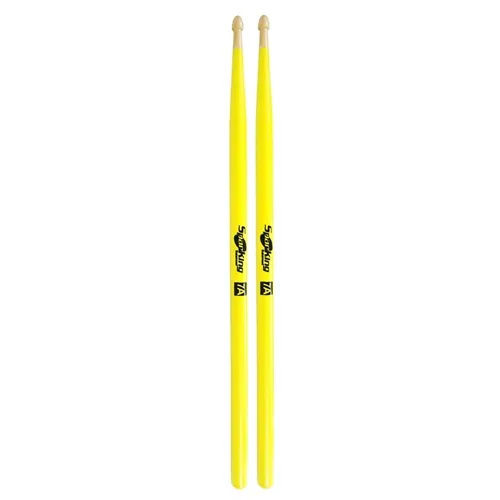 Baqueta para Bateria Spanking 7A Ponta Madeira Luminosa 4116