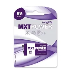 Bateria 9 Volts MXT 6LR61 28.17.74 Alcalina