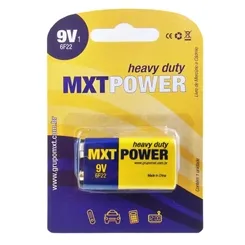 Bateria 9 Volts MXT Super Heavy Duty Zinco 28.17.79