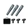 Kit com 3 Microfones MXT BTM-57A 54.1.116 com Maleta e Cachimbos